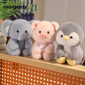 Gối Thú Nhồi Bông MARGREDY, Búp Bê Đồng Hành Sang Trọng Voi 16cm, Gấu Siêu Mềm Dễ Thương Sang Trọng Động Vật Sang Trọng Bàn Đồ Chơi