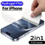 Phim Hydrogel Trong Suốt 2in1 HD Cho Apple iPhone 17 16 16e 15 14 Air Pro Max Plus Điện Thoại Mặt Trước + Mặt Sau Bảo Vệ Màn Hình Cho iPhone 13 12 Mini Pro Max Phim Mềm Hydrogel Chống chói