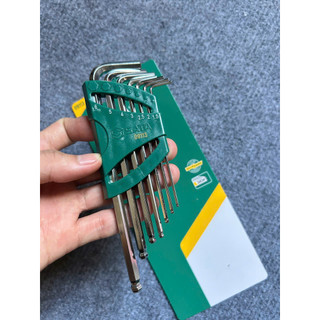 Bộ Hoa Thị Lục Giác Văn Ốc SATA 09702 - 09113 loại dài đầu bi, đầu bông 9 món loại đẹp chịu lực tốt