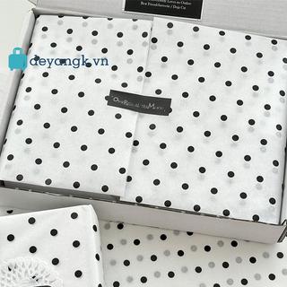 Deyangk Bla Polka Dot Giấy Sydney đính cườm tay Bó hoa gói hoa, quà tặng VN