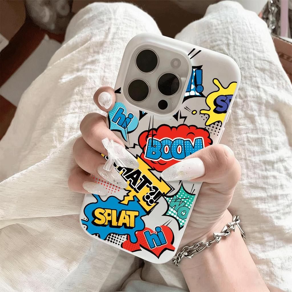 Truyện tranh đường phố cho trường hợp iPhone 17promax iPhone 16plus mới 15 Jelly Case 1312 Ý tưởng