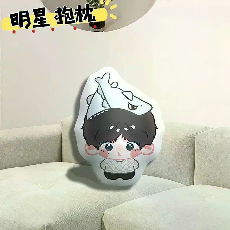 2026 Shatou CP Sun Yingsha Wang Chuqin Dễ Thương q Phiên Bản Búp Bê Sang Trọng Gối Qiwen Hoạt Hình Anime Ngoại Vi Đầu Giường Hoạt Động