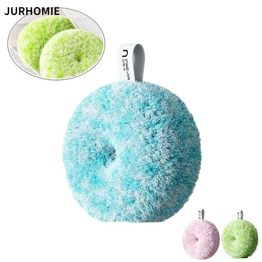 Quả bóng vệ sinh phòng tắm JURHOMIE, Bàn chải bồn rửa kháng khuẩn có thể tái sử dụng, Tẩy tròn ma thuật cho chậu rửa bồn cầu