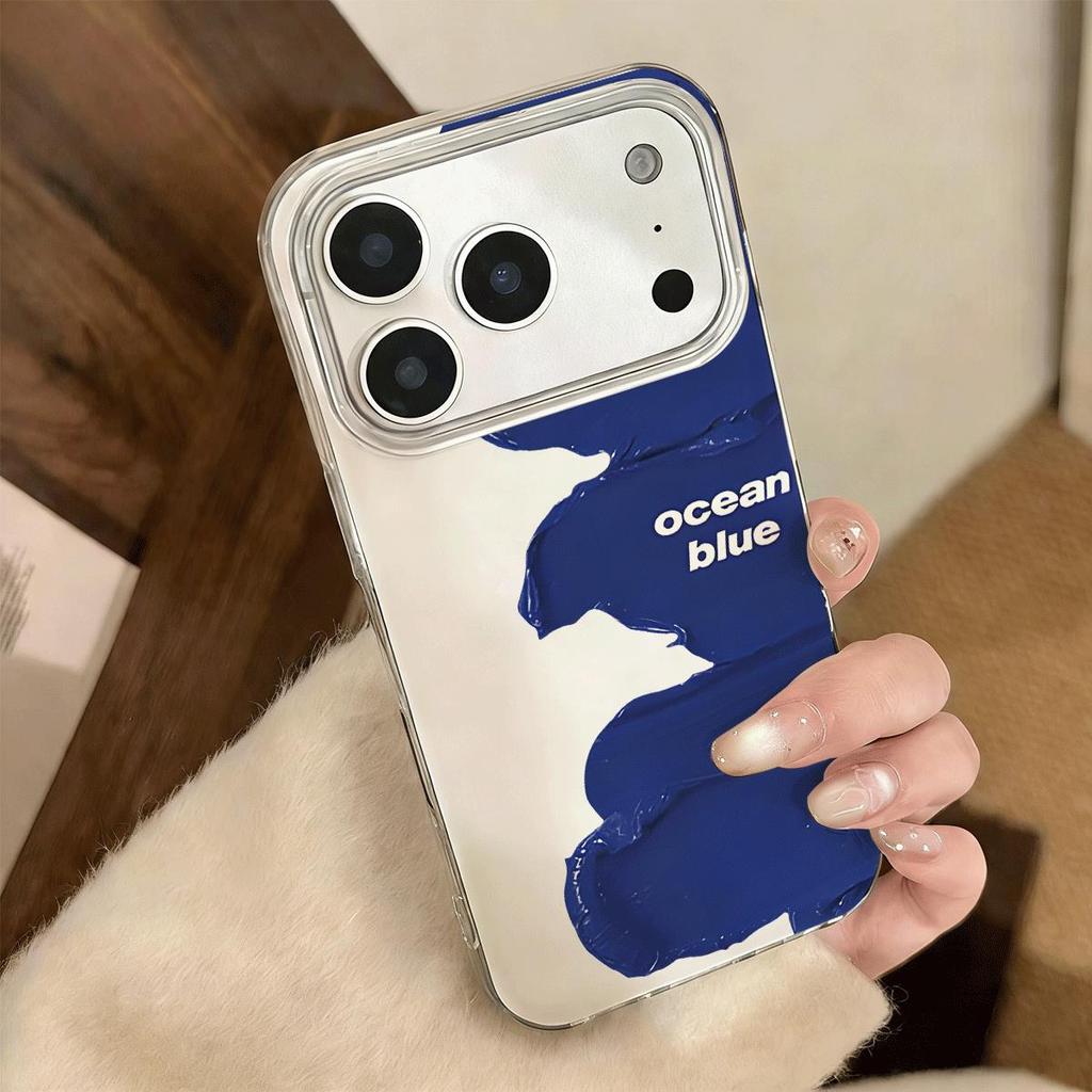 Deepsea Blues cho 16 trường hợp iPhone 17Air hai lớp trường hợp 14 13 11Pro