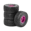 4 57mm 1.0 "Kim Loại Beadlock Bánh Xe Lốp Bộ Cho 1 / 18 RC Xe Bánh Xích TRX4M SCX24 Nâng Cấp Phần Phụ Kiện