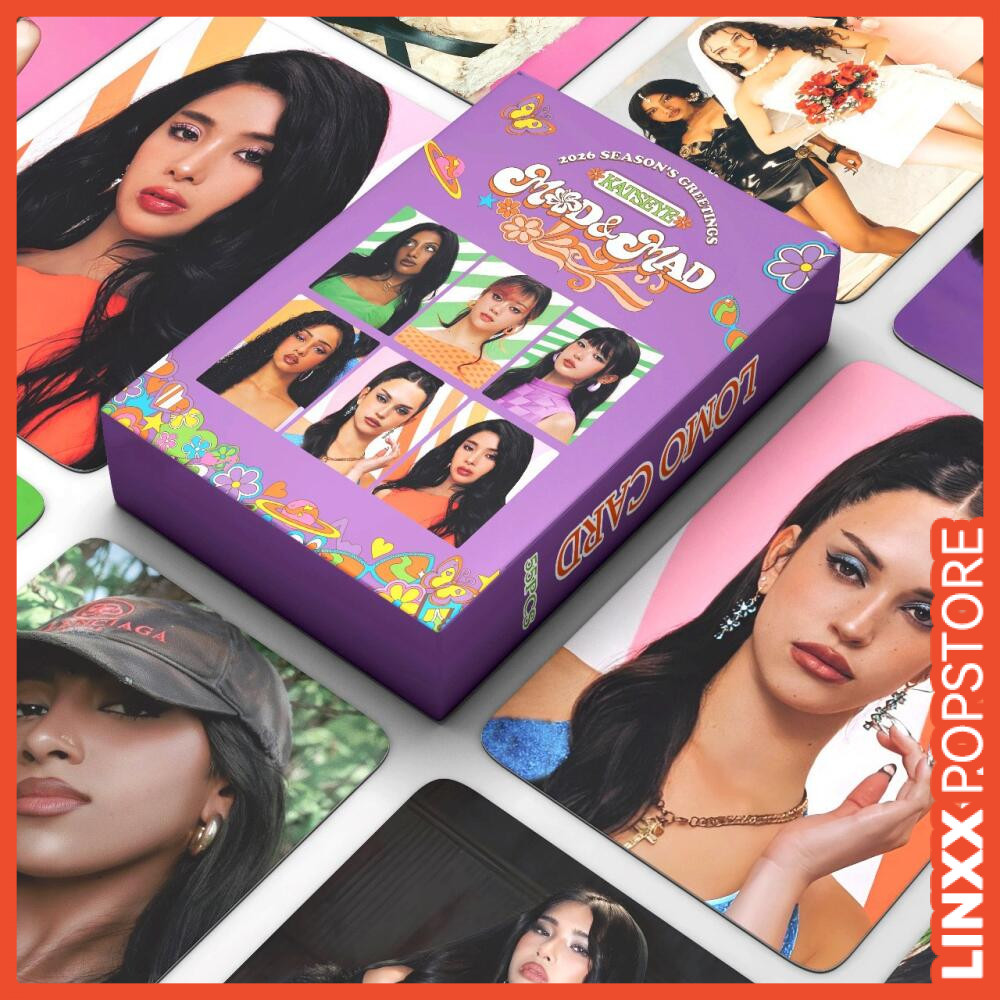 LINXX 55 CÁI KATSEYE Lomo Cards Độc quyền MOD và MAD Series Kpop Girl Group Fan Collection Premium Photocards Hàng hóa Quà tặng ngày lễ cho người hâm mộ Văn hóa sưu tập được trân trọng