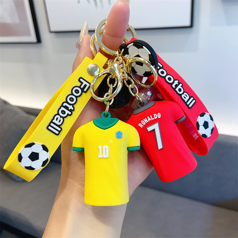 Sáng Tạo Mới World Cup Ngôi Sao Áo Móc Khóa Cá Tính Bóng Đá Người Hâm Mộ Quà Tặng