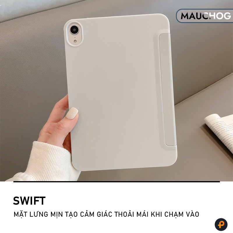 Bao Da iPad Màu Pastel Chống Sốc Siêu Mỏng Cho iPad Pro M5 M4 M2 M1 Air 7 6 5 4 Gen 11 10 Mini 7 6