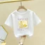 Trẻ Em Hoạt Hình In Áo Mùa Hè Tay Ngắn Dễ Thương Thường Ngày Top Nhẹ Thoáng Khí Trẻ Em Tee