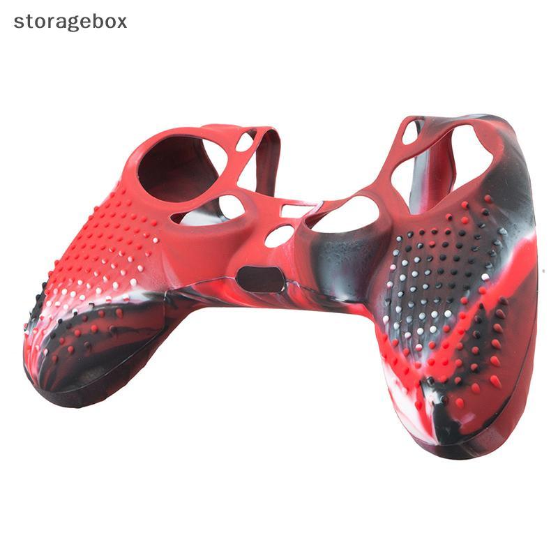 [Hộp lưu trữ] Vỏ bọc da bằng cao su silicon ngụy trang cho bộ điều khiển PlayStation 4 PS4 Đẹp