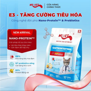Hạt Topping Cho Mèo MRVET E1, E2, E3 túi 1kg