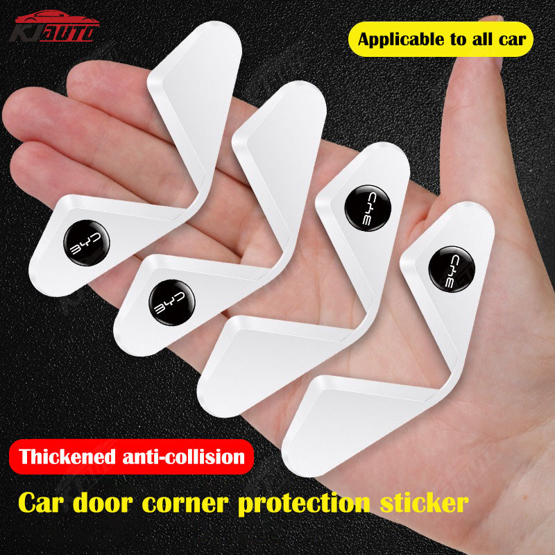 4 BYD Cửa Ô Tô Góc Miếng Dán Cửa Va Chạm Bảo Vệ Cho Atto 3 Dolphin D1 E6 Seal U Han Tang Song Plus