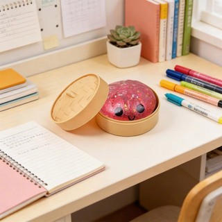 THEHOMECO Hộp Bánh Bao Đồ Chơi Squishy, Mềm Với Máy Hấp Bún Nhồi Bông Squishy Pinch Le, Quà Tặng Fidget Long Lanh Khả Năng Phục Hồi Chậm Đồ Chơi Squishy Dụng Cụ Thư Giãn