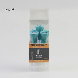 Đồng bộ 5 chiếc Tee nhựa golf nhẹ, bền, ma sát thấp - Perfect cho quà tặng và luyện tập