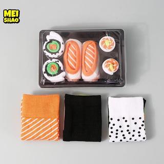 MeiShao - Bộ quà tặng sáng tạo với sushi, pizza, bánh mỳ que, đẹp cho nữ, phù hợp làm quà sinh nhật hoặc ngày lễ vào mùa thu đông