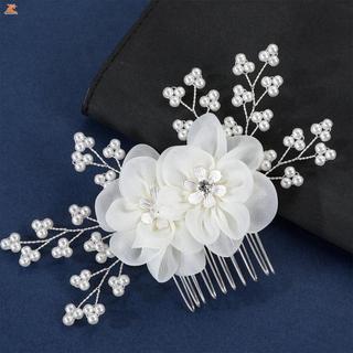 Lược Tóc Trụ Hợp Kim Thanhh lịch với Ngọc Trai, Phụ Kiện Perfect cho Tiệc Của Bạn