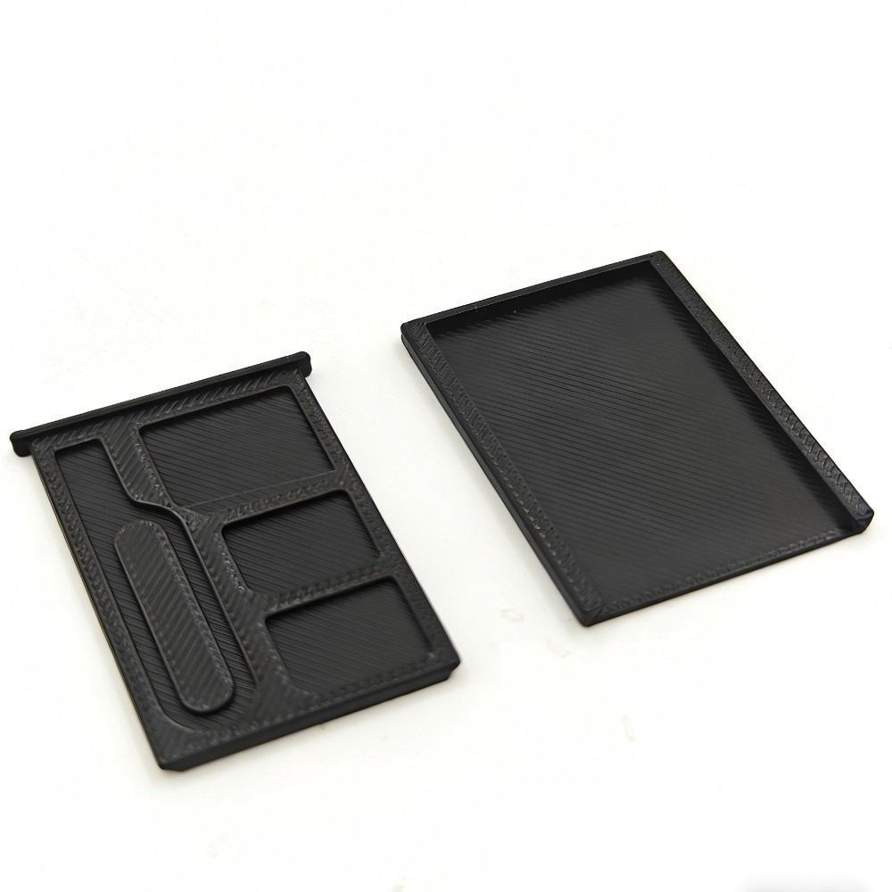 HIGHVIEWLS 1 cái Hộp lưu trữ thẻ nhớ 1 khe TF/Micro SD chống sốc, kèm 2 khe SIM có chốt đẩy