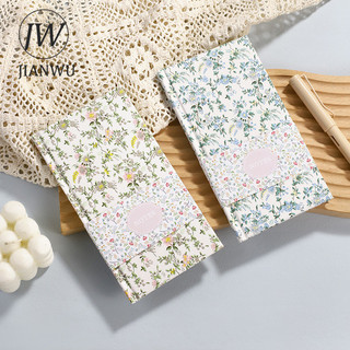 JIANWU A6 Vintage Hoa Bao Trống Bên Trong Trang Chất Liệu Cắt Dán Sổ Tay Sáng Tạo DIY Tạp Chí Đồ Dùng Học Sinh Văn Phòng Phẩm