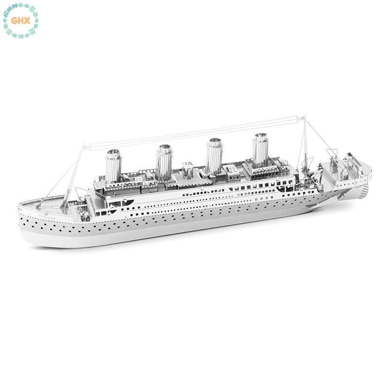 Màu Mới Titanic Xếp Hình DIY Tàu Du Lịch Lắp Ráp Bộ Dụng Cụ Mô Hình Trẻ Em Đồ Chơi Giáo Dục Tốt