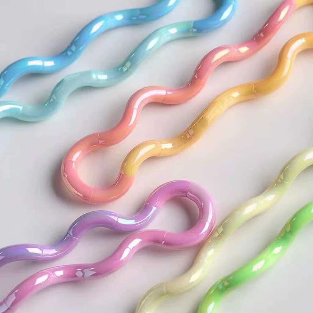 【🇻🇳Có sẵn kho】Xoắn Rối Cuộn Dây Chống Căng Thẳng Nhiều Màu Cảm Giác Fidget Đồ Chơi Trẻ Em Quà Tặng