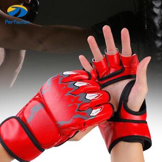 Găng tay đấm bốc Perfeclan Mma, Bảo vệ tay nhẹ Bảo vệ thoáng khí Nửa găng tay cho