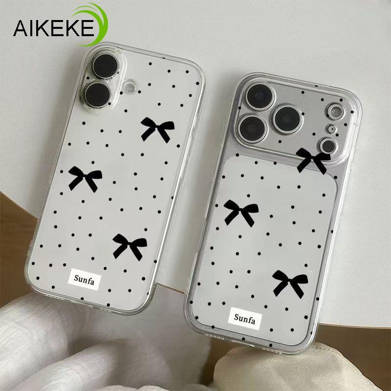 Ốp Điện Thoại Trong Suốt Thắt Nơ Phong Cách ins Cho Vivo X300 X200 Pro Mini FE X200S X100 Ultra X100S X90 X80 Lite X70 X60 X50 Plus X30 X27 Pro X23 Vỏ Đơn Giản Vỏ Mềm Chống Rơi