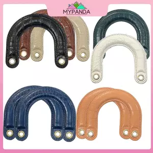 MYPANDA 2 Chiếc Túi Da PU Tay Cầm Túi Xách Handmade Dây Đeo Ví Tay Cầm Túi Ngắn Thắt Lưng Túi DIY Phụ Kiện Thay Thế.