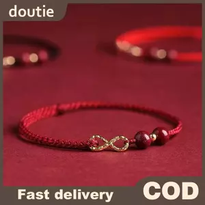 Doutie - Vòng Tay Handmade Cinnabar Hạt, Phong Cách Đơn Giản Dành Cho Nữ