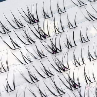 Lông Mi Giả Nhẹ Nhìn Tự Nhiên C Curl Lông Mi Giả Không Đều Airy-Thiết Kế Cho Hình Dạng Mắt Châu Á