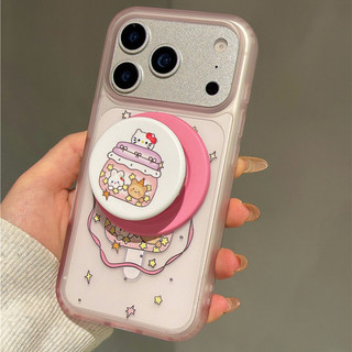 Ốp điện thoại hình mèo nơ có giá đỡ tương thích với iPhone 11 12 Pro 13 Pro Max 15 Pro Max 14 16 Pro 16 Plus 17 Air 17 Pro 17 Pro Max