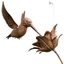 Sẽ Rusty Metal Hummingbird Yard Art Phong cách cổ điển Điêu khắc chim sắt rèn