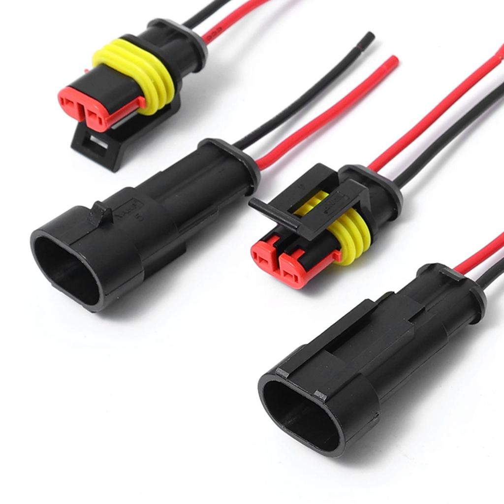 96 / 240 / 254 CÁI - Bộ kết nối chống nước ô tô PA66 Thiết bị đầu cuối ngắt kết nối nhanh bằng nhựa cho ô tô, xe máy, xe tải thuyền, bộ Pin điện có an toàn chống bụi