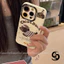 Ốp Lưng Cho Oppo A3X A6X A5i A6pro A5Pro A3 A38 A60 A18 A15 A7 A76 A79 A17 A16 A55 A58 Bìa mềm cặp đôi cún con dễ thương