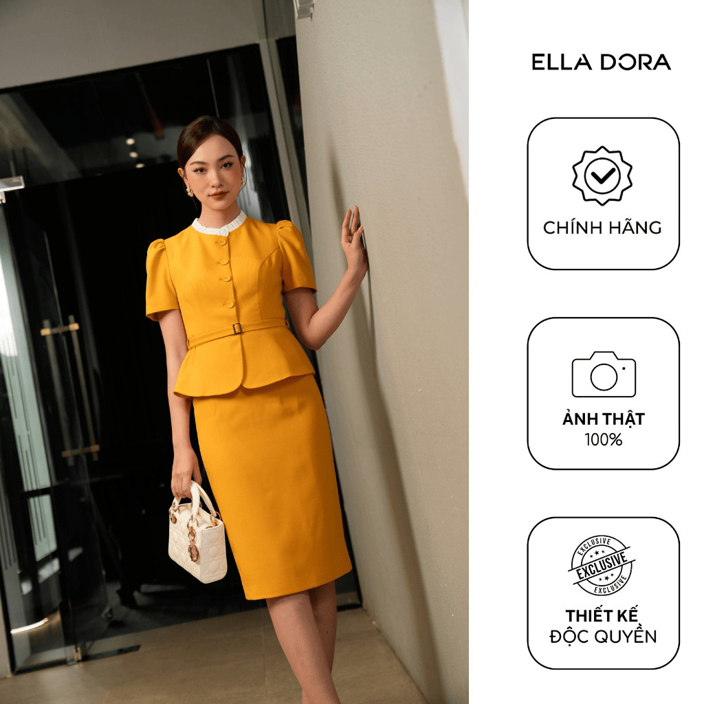 Chân váy nữ ELLA DORA thiết kế dáng bút chì form ôm nhẹ tôn dáng thanh lịch sang trọng [CV48]