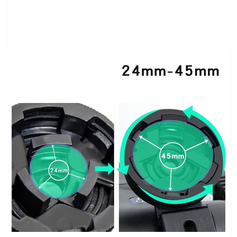 Giá đỡ điện thoại thông minh gắn kính thiên văn Đường kính 25-45mm，Dễ dàng lắp đặt, tháo lắp nhanh