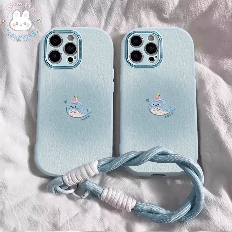 Ốp lưng iPhone Cá voi xanh cho 17 16 15 14 13 12 11Pro Max XR XS Max 7 8 Plus silicon TPU mềm Bao dađiện thoại