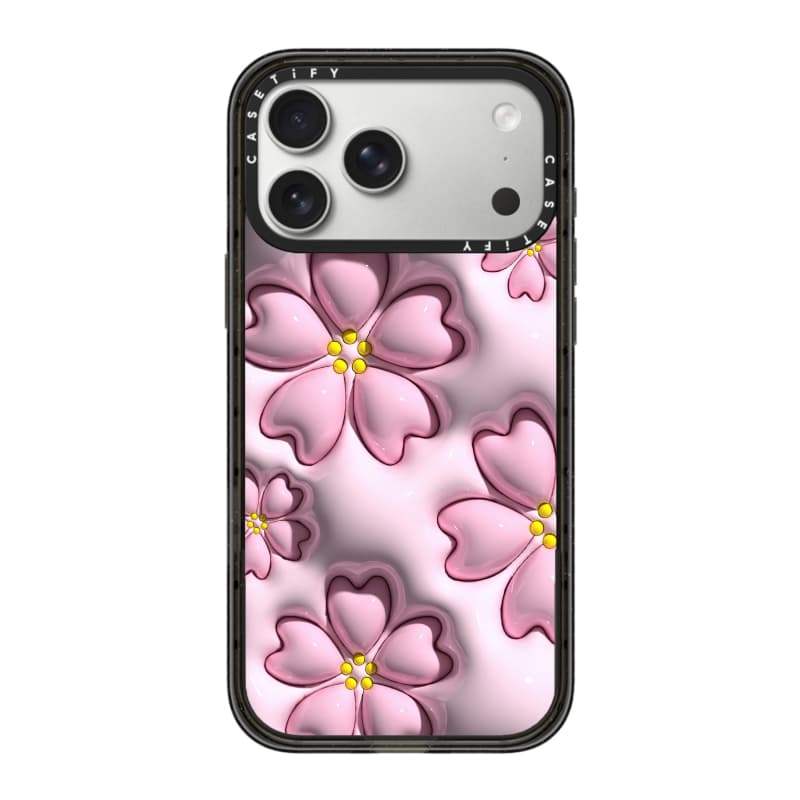 CASECASE X Vỏ hoa anh đào mềm Màu đen / Xanh da trời / Hồng Bộ sưu tập kẹo Fizz Màu sắc trong suốt Cứng hút từ tính Vỏ tác động cho Apple IPhone 13 14 15 16 17Pro Max Plus Có hộp