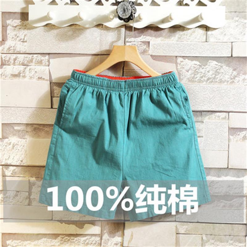 Quần Short Cotton Nguyên Chất Nam Hợp Thời Trang Size Lớn Crop Quần Mùa Hè Mặc Ngoài Quần Crop Thường Ngày Thể Thao Rời Quần Đi Biển Mỏng M83B