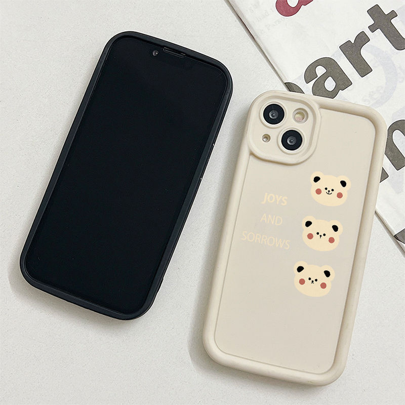 Ốp Lưng Cho OPPO A6 A5X A3 A95 A74 A60 A58 A57 A54 A53 A52 A38 A18 A17 A16 A15 F11 F9 Pro Reno 14 13 12 11 10 7Z 8Z 6Z Thiết Kế Mắt Thiên Thần Chống Rơi Motif Ba Đầu JGS477
