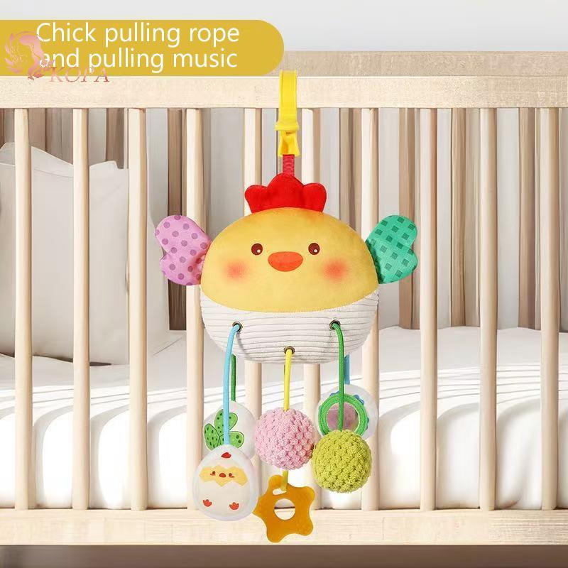 Đồ chơi dây kéo động vật KOPA Montessori - Đồ chơi lục lạc & cổ vũ cho trẻ sơ sinh cho giường ngủ VN