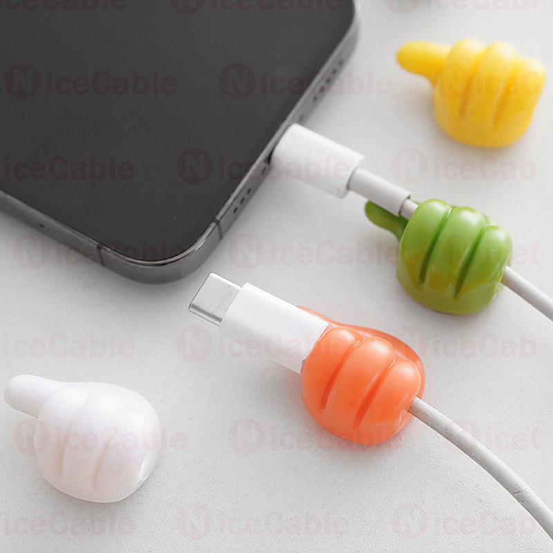 Bộ sắp xếp cáp hình ngón tay cái Máy tính để bàn Dây quản lý Giá đỡ dây lưu trữ cho tai nghe Cuộn dây chuột
