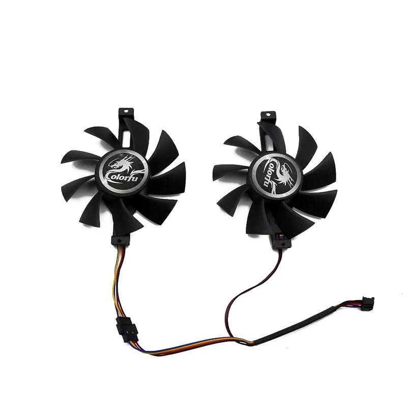 Quạt Làm Mát HL 75MM P106-100 Cho Nhiều Màu Sắc GTX 960 950 1060 1050Ti GTX960 GTX950 GTX1060 iGame GAMING Video card Đồ Họa Quạt