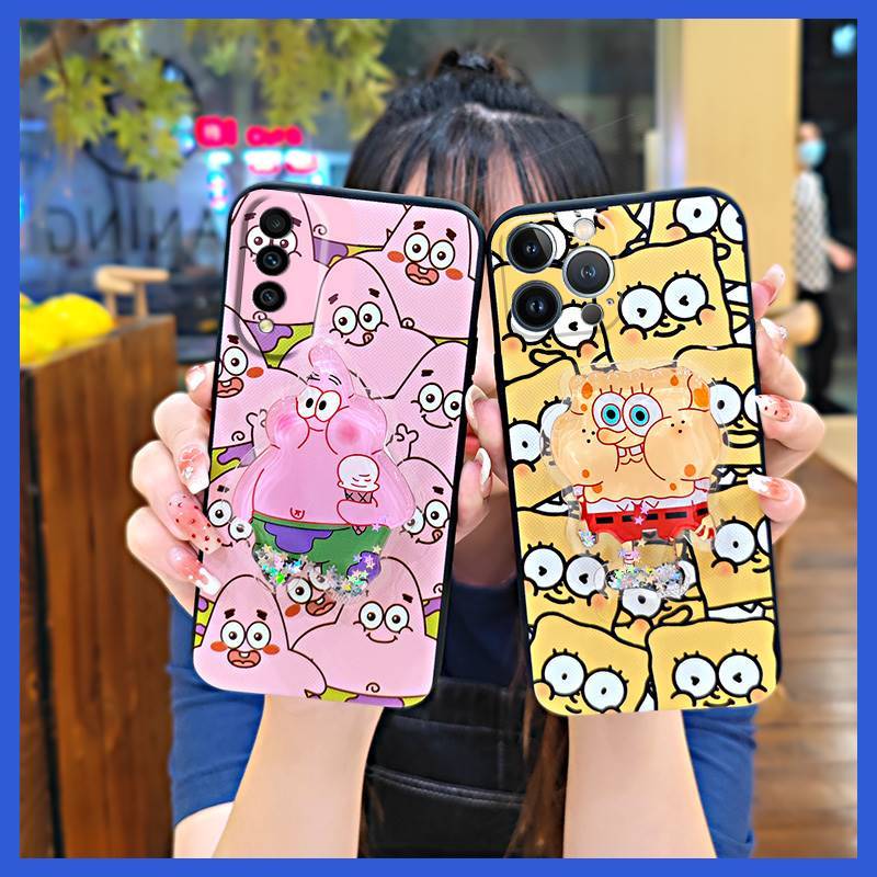 Ốp Điện Thoại Chống Va Đập Dễ Thương Cho Wiko T50 Bảo Vệ Ống Kính Điện Thoại Chân Đế Bảo Vệ Chống Thấm Nước TPU Thiết Kế Thời Trang Quicksand Soft Case Đơn Giản Ốp Lưng Cảm Giác Da Silicon