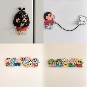 Hoạt Hình Dễ Thương Crayon Shin-chan Xoay Được Tủ Lạnh Nam Châm Sáng Tạo Thiết Kế Ngộ nghĩnh Nam Châm Tủ Lạnh Cho Gia Đình Trang Trí Nhà Bếp Quà Tặng