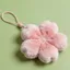 EDIWANY Móc Khóa, Sang Trọng Sakura Series Túi Quyến Rũ, Thời Trang DIY Mềm Túi Quà Tặng Mặt Dây Chuyền Ba Lô Trang Trí