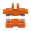 SUNKISSD Edge Banding Keo Applicator, Bộ giới hạn keo cọ màu cam có thể điều chỉnh, Công cụ niêm phong cạnh chế biến gỗ Bảng dải cạnh nội thất đa chức năng