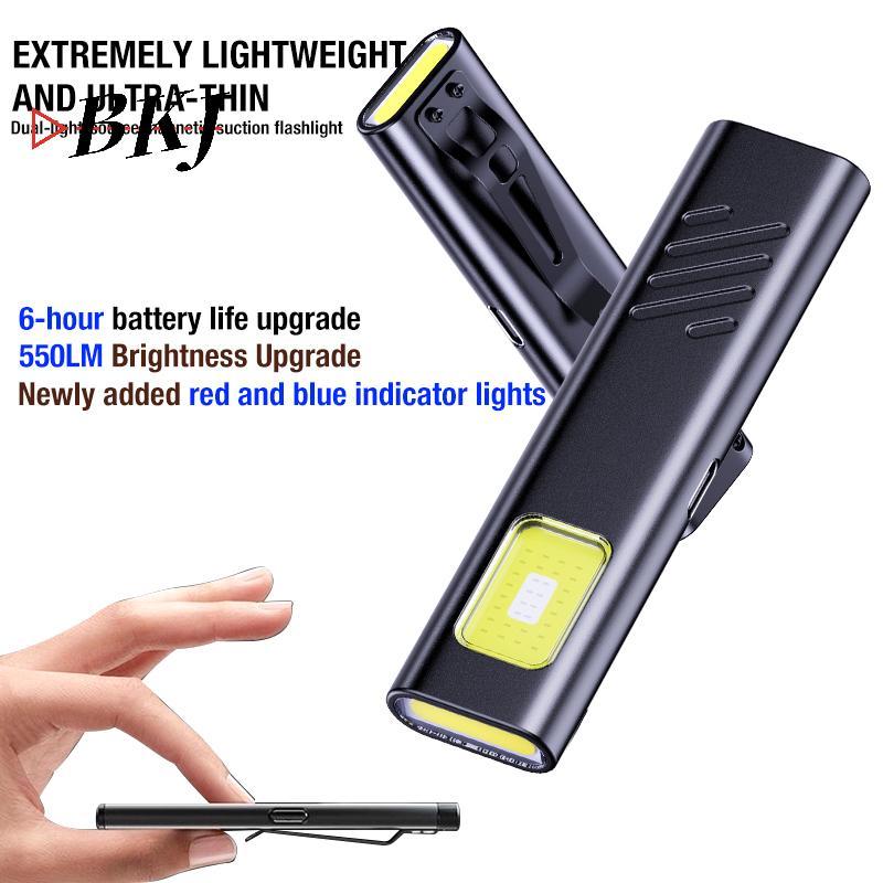 [KJ] Đèn pin LED USB từ tính di động cho EDC khẩn cấp ngoài trời [Mới]