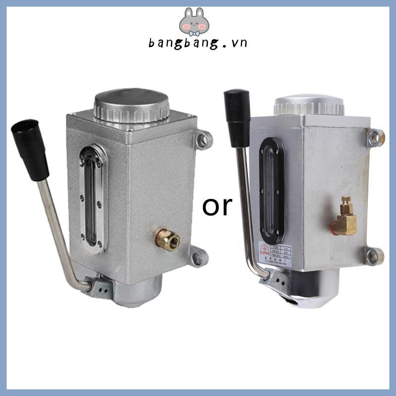 Máy bơm dầu bôi trơn thủ công Bang 1L 4mm Cổng thoát đôi Máy phay Máy bơm tay