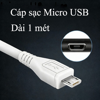 Hỗ trợ bán sỉ Dây sạc 1 mét Micro USB dùng cho các dòng Android (đời cũ) và các thiết bị khác có cổng sạc micro
