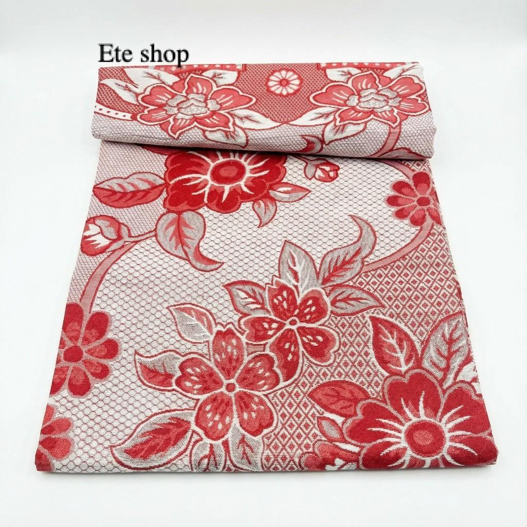Chăn Mền thổ cẩm cao cấp 100% cotton, hoạ tiết hoa đẹp, nhiều màu kích thước 1m8x2m,